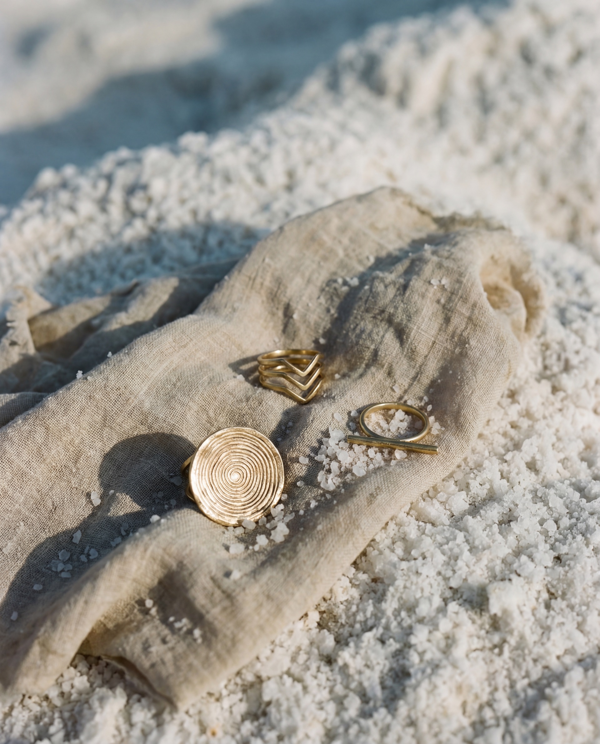 Salt & Gold — AI Jewelry Editorial Campaign — 9